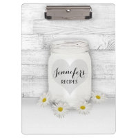 Personalized Cookbook for Recipes Clipboard