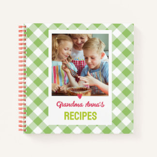 Personalized Cookbook (Your Photo) Recipe Notebook