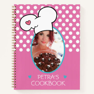 Personalized Cookbook (Your Photo) Recipe Notebook