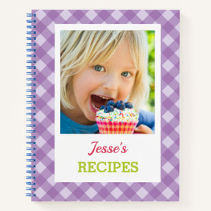 Personalized Cookbook (Your Photo) Recipe Notebook