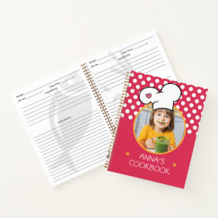 Personalized Cookbook (Your Photo) Recipe Notebook