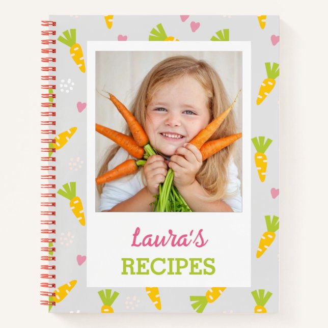 Personalized Cookbook (Your Photo) Recipe Notebook (Front)