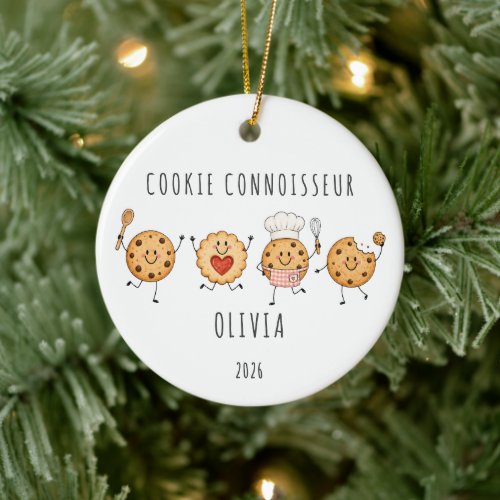 Personalized Cookie Connoisseur Ornament