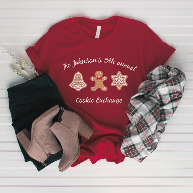 Personalized Cookie Exchange Christmas Party Shirt (Creator Uploaded)