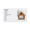 Personalized cookie house Christmas