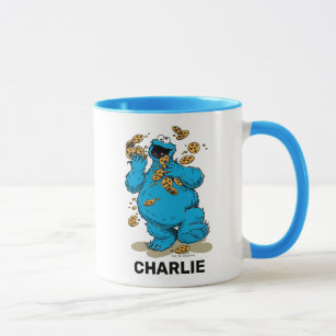 Personalized Cookie Monster Crazy Cookies Mug