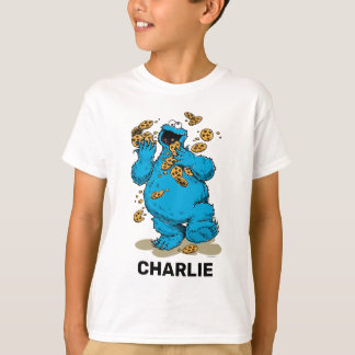 Personalized Cookie Monster Crazy Cookies T-Shirt