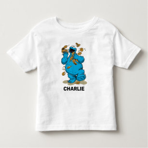 Personalized Cookie Monster Crazy Cookies Toddler Toddler T-shirt