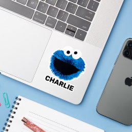 Personalized Cookie Monster | Watercolor Sticker