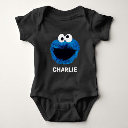 Personalized Cookie Monster | Watercolor Trend Baby Bodysuit