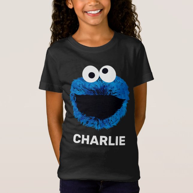 Personalized Cookie Monster | Watercolor Trend T-Shirt (Front)