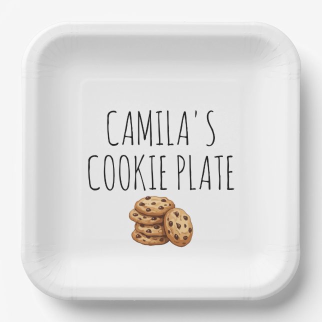 Personalized Cookie Plate (Front)