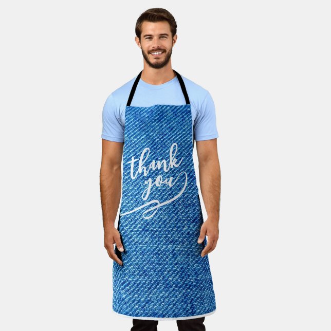 Personalized Cooking Apron Gift for Kitchen, Chef  (Worn)