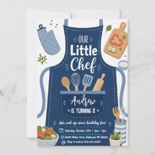 Personalized Cooking Birthday Invitation