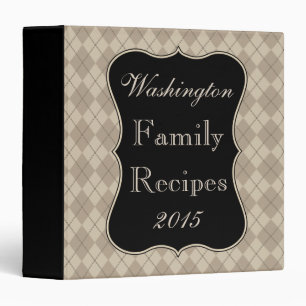 Personalized Cooking Family Recipe Binder Gift