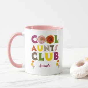 Personalized Cool Aunts Club Coffee Mug