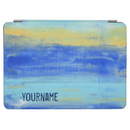 Personalized Cool Blue Nautical iPad 2/3/4 Cover