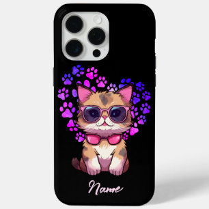 Personalized Cool Cat in Sunglasses Case
