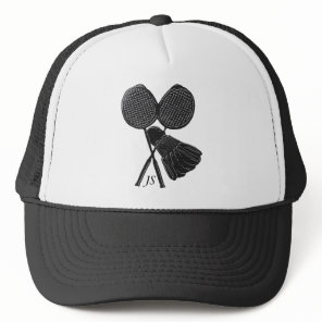 Personalized Cool Gift for Badminton Players Trucker Hat