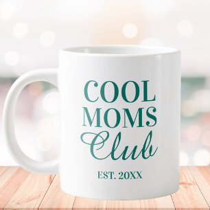 Personalized Cool Mom Club Quote Mothers Day Giant Coffee Mug