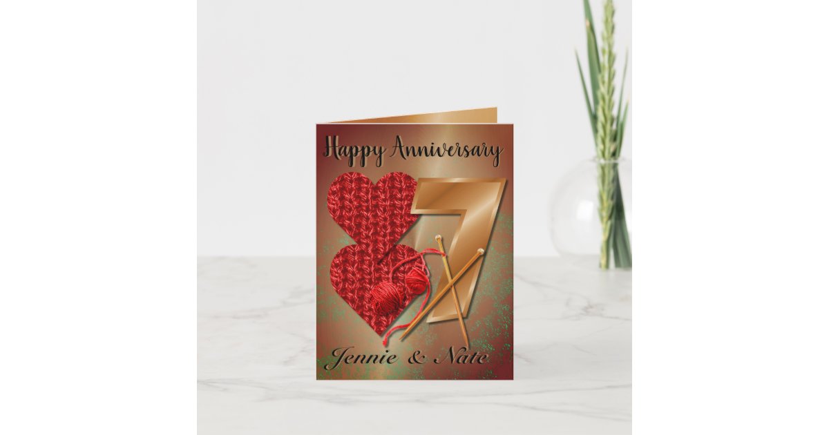 7th Anniversary Gift For Him, Copper Anniversary 7th Anniversary Canvas, 7 Year  Anniversary Gifts For Husband - Stunning Gift Store
