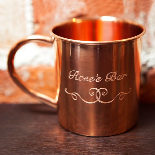 Personalized Copper Mug - 14 oz (Front)