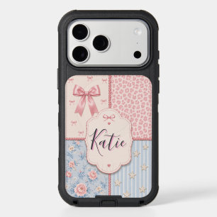 Personalized Coquette Patchwork Phone Case