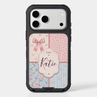 Personalized Coquette Patchwork Phone Case