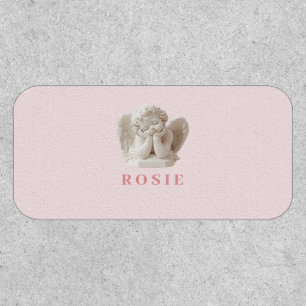 Personalized Coquette Sleeping Angel Sculpture Patch
