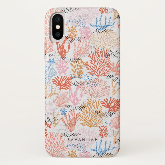 Personalized | Coral Reef Case-Mate iPhone Case (Back)