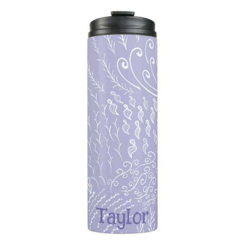 Personalized  Coral Reef Shell Print Thermal Tumbler