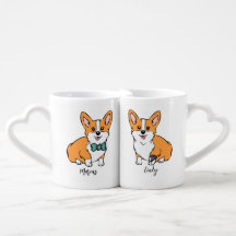 Personalized Corgi Couples
