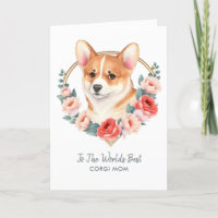  Personalized  Corgi Dog Mom Mother's Day