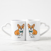 Personalized Corgi Mr. & Mr. Couples