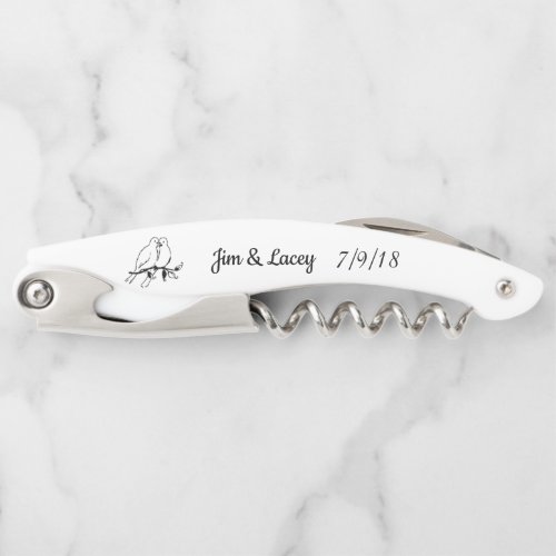 Personalized Cork Screw Waiters Corkscrew