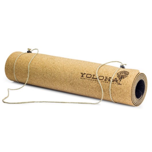 Personalized Cork Yoga Mat (Shoulder Strap)