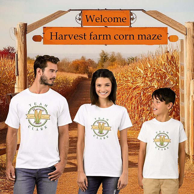 Personalized Corn maze family team T-Shirt (Creator Uploaded)