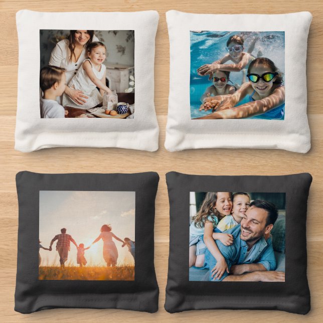 Personalized Cornhole Bags set of 4 (Wood)