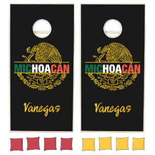Personalized Cornhole Boards Custom Family Name Set