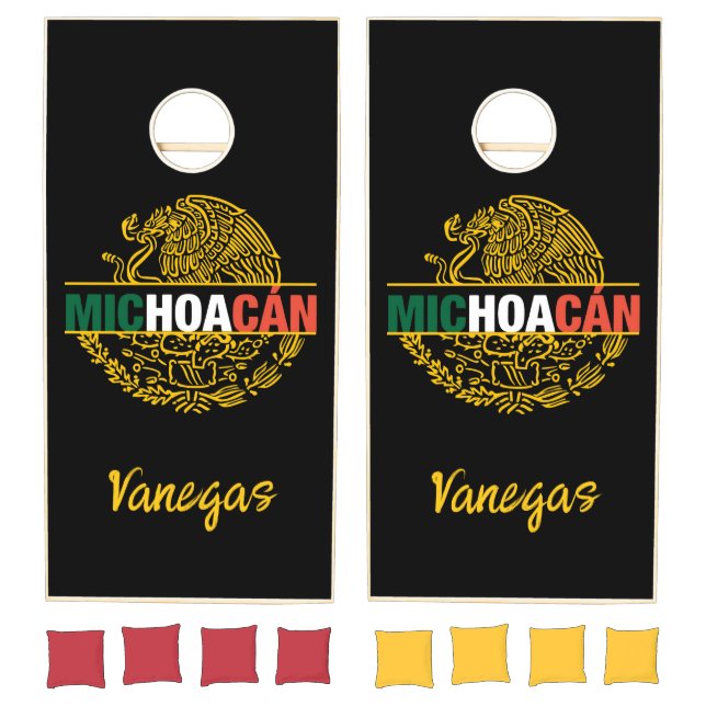 Personalized Cornhole Boards Custom Family Name Set (Set)