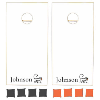 Personalized cornhole set