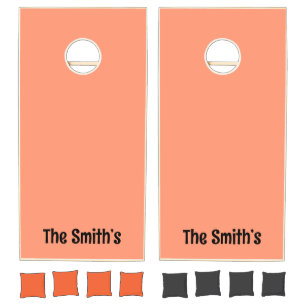 Personalized cornhole set