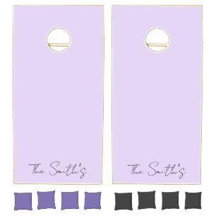 Personalized cornhole set