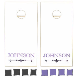 Personalized cornhole set
