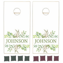 Personalized cornhole set