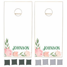 Personalized cornhole set