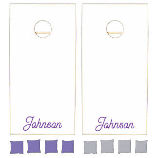 Personalized cornhole set