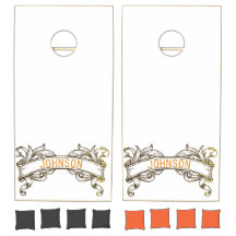 Personalized cornhole set