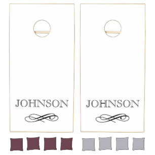 Personalized cornhole set