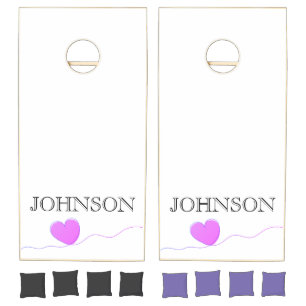 Personalized cornhole set